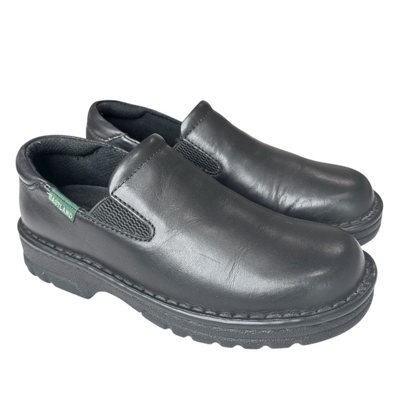 Eastland Womens Newport  Chunky Oxford Shoes Black Leather Size 6.5 Style #3181 - Picture 2 of 12